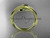 14kt yellow gold leaf and vine wedding ring, engagement ring, wedding band ADLR60B