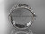 platinum celtic trinity knot wedding band, engagement ring CT7163G