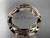 14kt rose gold celtic trinity knot wedding band, engagement ring CT7264G