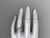 14kt white gold diamond leaf wedding ring, engagement ring ADLR334