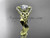 14kt yellow gold diamond celtic trinity knot wedding ring, engagement ring CT7326