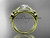 14kt yellow gold celtic trinity knot engagement ring ,diamond wedding ring CT785 14kt yellow gold celtic trinity knot engagement ring ,diamond wedding ring CT785