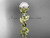 14k yellow gold diamond pearl vine and leaf engagement ring AP59