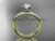 14kt yellow gold diamond unique engagement set, wedding ring ADER145S