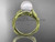14k yellow gold diamond pearl vine and leaf engagement ring AP64