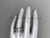 14k white gold diamond pearl leaf engagement set AP68S