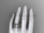 14k white gold diamond pearl leaf engagement ring with double matching band AP68S 14k white gold diamond pearl leaf engagement ring with double matching band AP68S