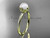 Incredible Pearl and Diamond Ring, 14kt Yellow Gold Flower Bridal Ring AP92 Incredible Pearl and Diamond Ring, 14kt Yellow Gold Flower Bridal Ring AP92