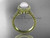 14k yellow gold diamond pearl engagement ring AP101