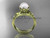 14kt yellow gold diamond pearl flower, leaf and vine engagement ring AP240 14kt yellow gold diamond pearl flower, leaf and vine engagement ring AP240