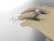 Unique 14kt white gold diamond pearl floral leaf and vine engagement ring AP245