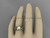 Unique 14kt yellow gold diamond floral leaf and vine wedding ring,engagement ring AP270