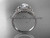 14kt white gold celtic trinity knot wedding ring, engagement ring CT7375 14kt white gold celtic trinity knot wedding ring, engagement ring CT7375