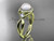 14kt yellow gold diamond, pearl engagement ring VP8127