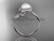 14kt white gold diamond, pearl engagement ring VP8199