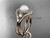 14kt rose gold unique diamond Pearl engagement ring VP8245