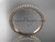 14kt rose gold diamond wedding ring, engagement ring, wedding band ADER86B