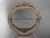 14kt rose gold celtic trinity knot matte finish engagement ring, wedding band CT750B 14kt rose gold celtic trinity knot matte finish engagement ring, wedding band CT750B