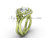 14kt yellow gold diamond Fleur de Lis wedding ring, engagement ring VD10025