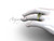 14kt yellow gold diamond Fleur de Lis wedding ring, engagement ring, Black Diamond VD10026
