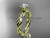 14kt yellow gold twisted rope engagement ring RP8101 14kt yellow gold twisted rope engagement ring RP8101