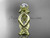 14kt yellow gold twisted rope wedding ring RP8192