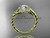 14kt yellow gold diamond rope engagement ring RP8379 14kt yellow gold diamond rope engagement ring RP8379