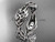 Artisan Celtic Trinity Knot Wedding Band, 14kt White Gold Rope Bridal Ring RPCT998G Artisan Celtic Trinity Knot Wedding Band, 14kt White Gold Rope Bridal Ring RPCT998G