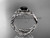14kt white gold rope celtic engagement ring with a Black Diamond center stone RPCT9181 14kt white gold rope celtic engagement ring with a Black Diamond center stone RPCT9181