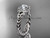 Platinum rope halo celtic trinity diamond engagement ring RPCT9380