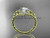 14kt yellow gold halo rope celtic triquetra engagement ring with a "Forever One" Moissanite center stone RPCT9131 14kt yellow gold halo rope celtic triquetra engagement ring with a "Forever One" Moissanite center stone RPCT9131