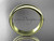 14k yellow gold traditional 4mm wide wedding band WB50104G