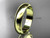 14k yellow gold traditional 5mm wide wedding band WB50105G