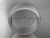 Platinum matte finish traditional 10mm wide wedding band WB501010G