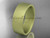 14k yellow matte finish gold comfort fit wedding band 7mm WB50207G