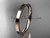 14k rose gold plain 2mm wide wedding band WB50302G