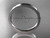 Platinum plain 3mm wide wedding band WB50303G