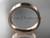 14k rose gold plain 5mm wide wedding band WB50305G