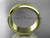 14k yellow matte finish gold plain 7mm wide engagement rings for men WB50707G