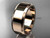 14k rose gold plain 8mm wide engagement rings for men WB50708G 14k rose gold plain 8mm wide engagement rings for men WB50708G