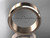 14k rose gold plain 8mm wide engagement rings for men WB50708G