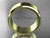 14k yellow gold plain 8mm wide engagement rings for men WB50708G