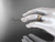 14k rose matte finish gold plain 8mm wide engagement rings for men WB50708G