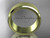 14k yellow matte finish gold plain 8mm wide engagement rings for men WB50708G