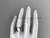 14k white gold plain 10mm wide engagement rings for men WB50710G