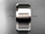 Platinum plain 10mm wide engagement rings for men WB50710G