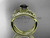 14kt yellow gold diamond leaf and flower wedding set with a Black Diamond center stone ADLR70S 14kt yellow gold diamond leaf and flower wedding set with a Black Diamond center stone ADLR70S
