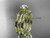 14k yellow gold diamond vine double band wedding set ADLR38S