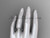 Platinum diamond leaf wedding set ADLR58S