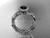 14kt white gold diamond leaf and vine wedding set, engagement set with a Black Diamond center stone ADLR337 14kt white gold diamond leaf and vine wedding set, engagement set with a Black Diamond center stone ADLR337